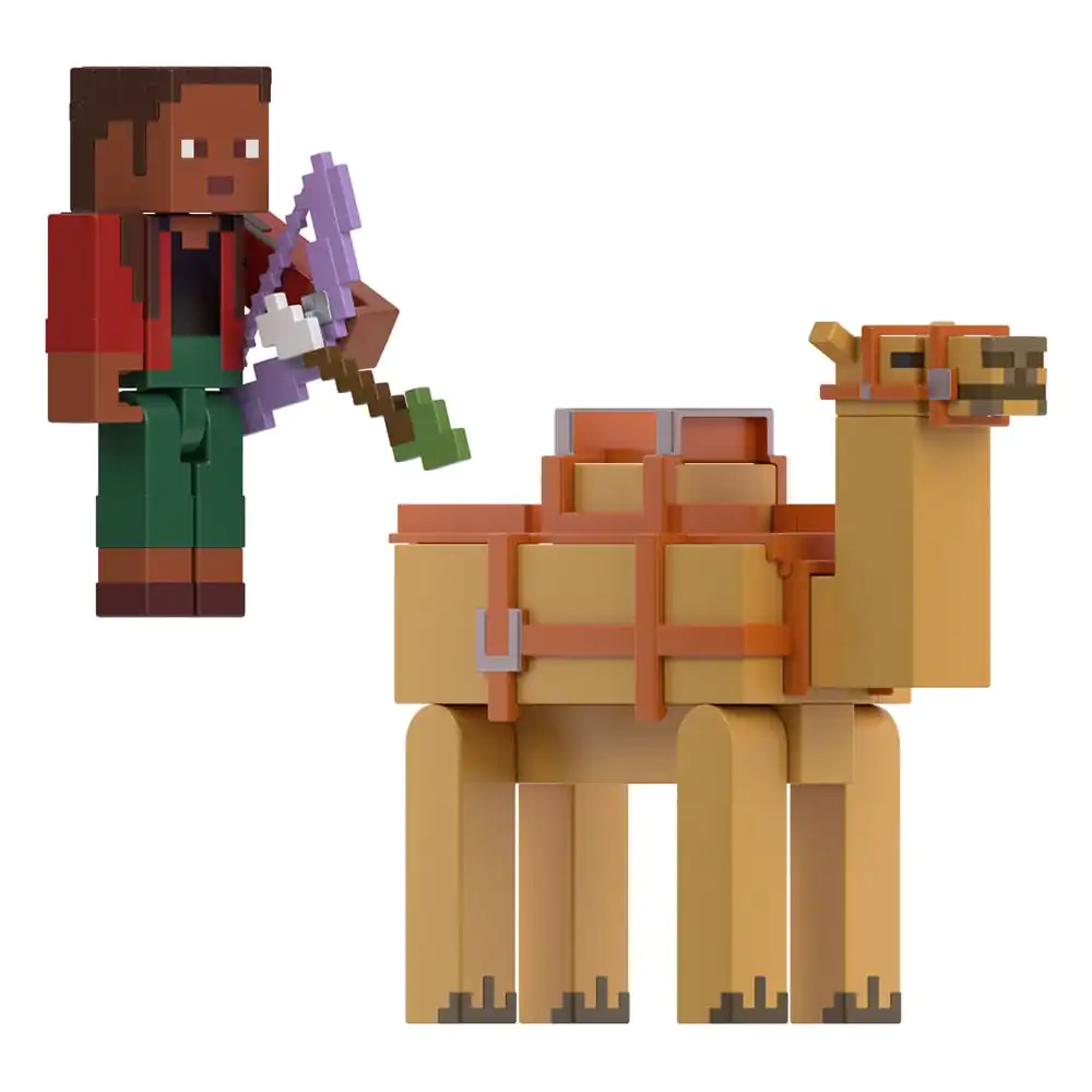 Minecraft Legends Alex vs Camel 2 db-os akciófigura csomag 8 cm termékfotó