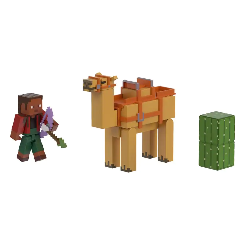 Minecraft Legends Alex vs Camel 2 db-os akciófigura csomag 8 cm termékfotó
