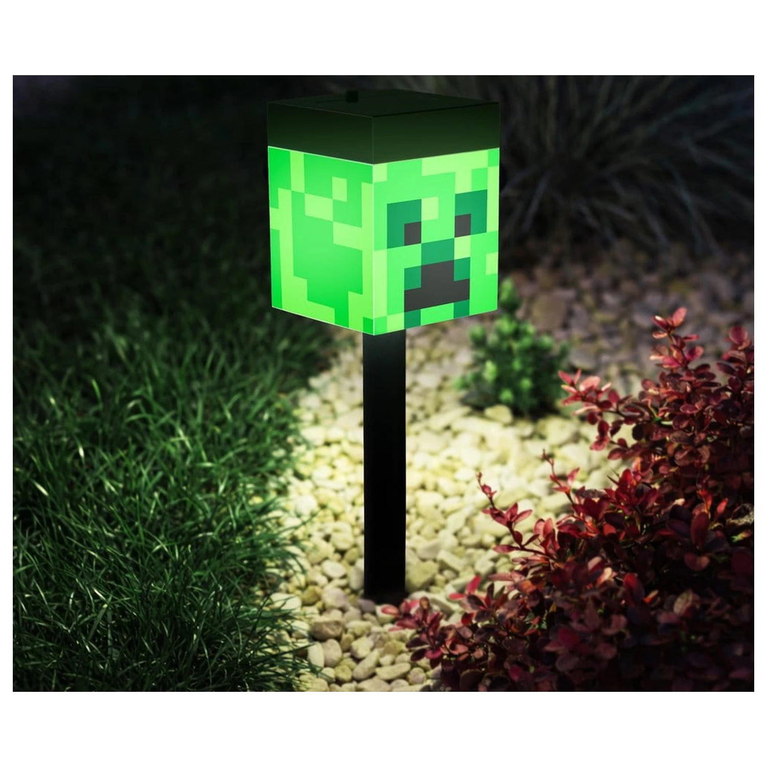 Minecraft LunaGlo Creeper napelemes lámpa termékfotó