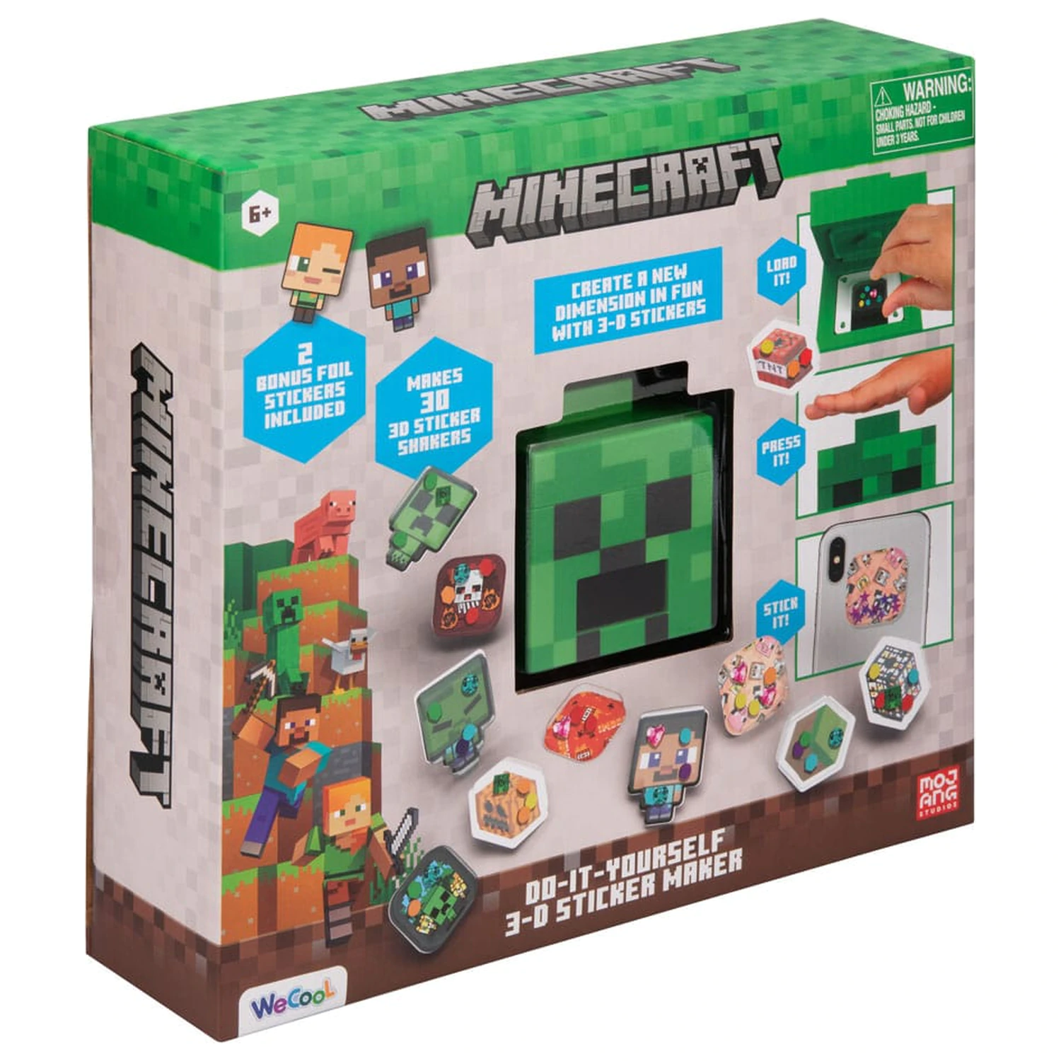 Minecraft Maker 3D matrica csomag termékfotó