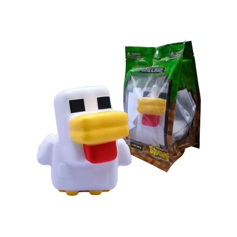 Minecraft Mega Squishme Series 3 Chicken Anti-Stress figura 15 cm termékfotó