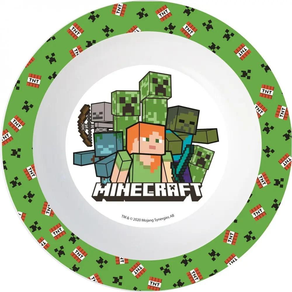 Minecraft micro mélytányér termékfotó