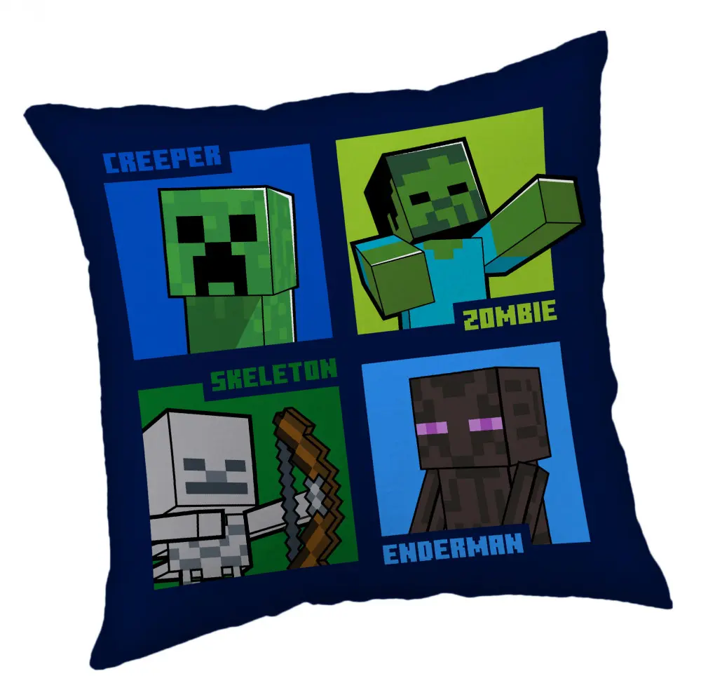 Minecraft Mob Callout párna, díszpárna 40*40 cm termékfotó