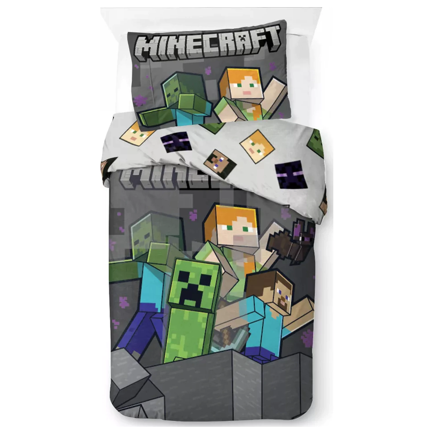 Minecraft Mob Fushion Mayhem ágyneműhuzat termékfotó