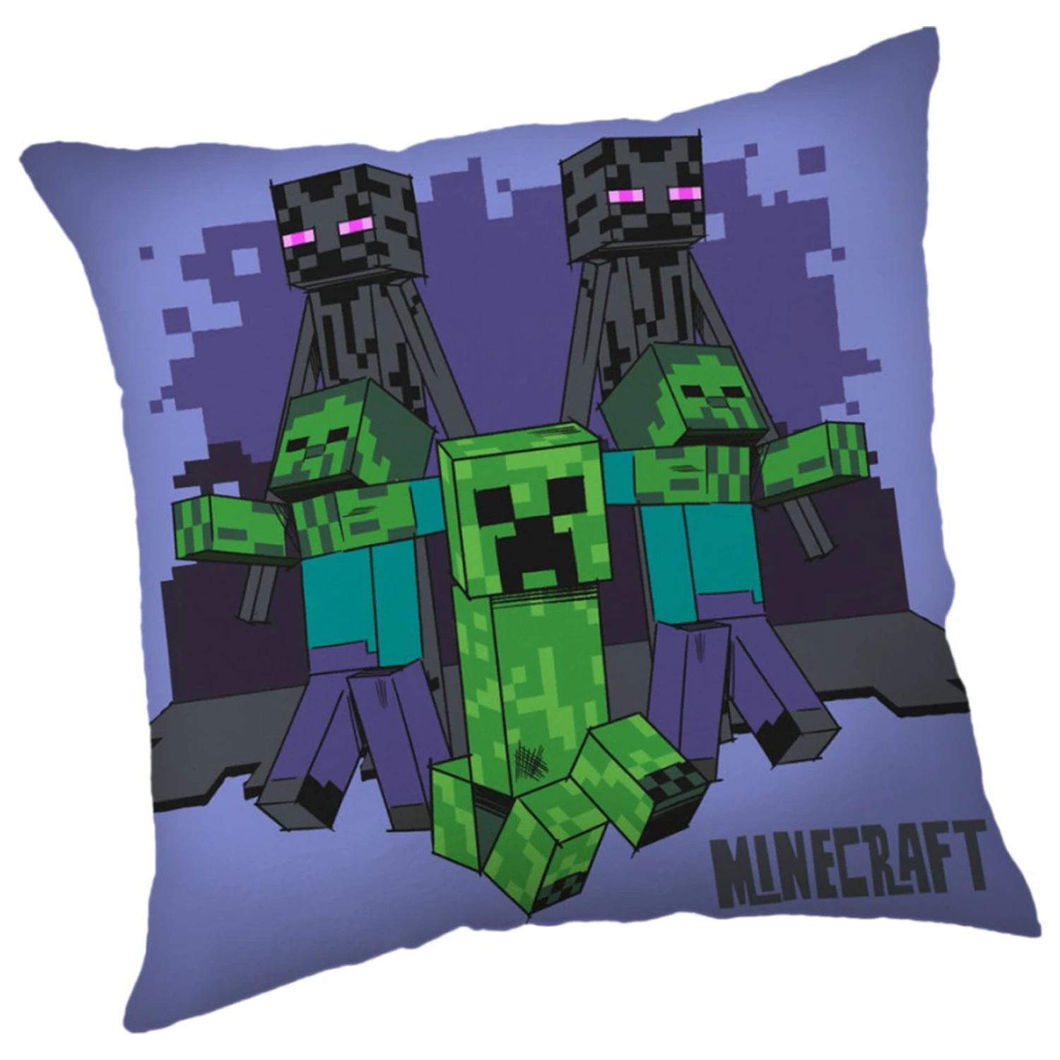 Minecraft Mob Mayhem párna, díszpárna 40x40 cm termékfotó