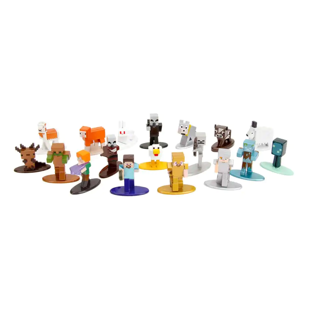 Minecraft Nano Metalfigs Diecast Wave 10 18 db-os Mini figura csomag 4 cm termékfotó
