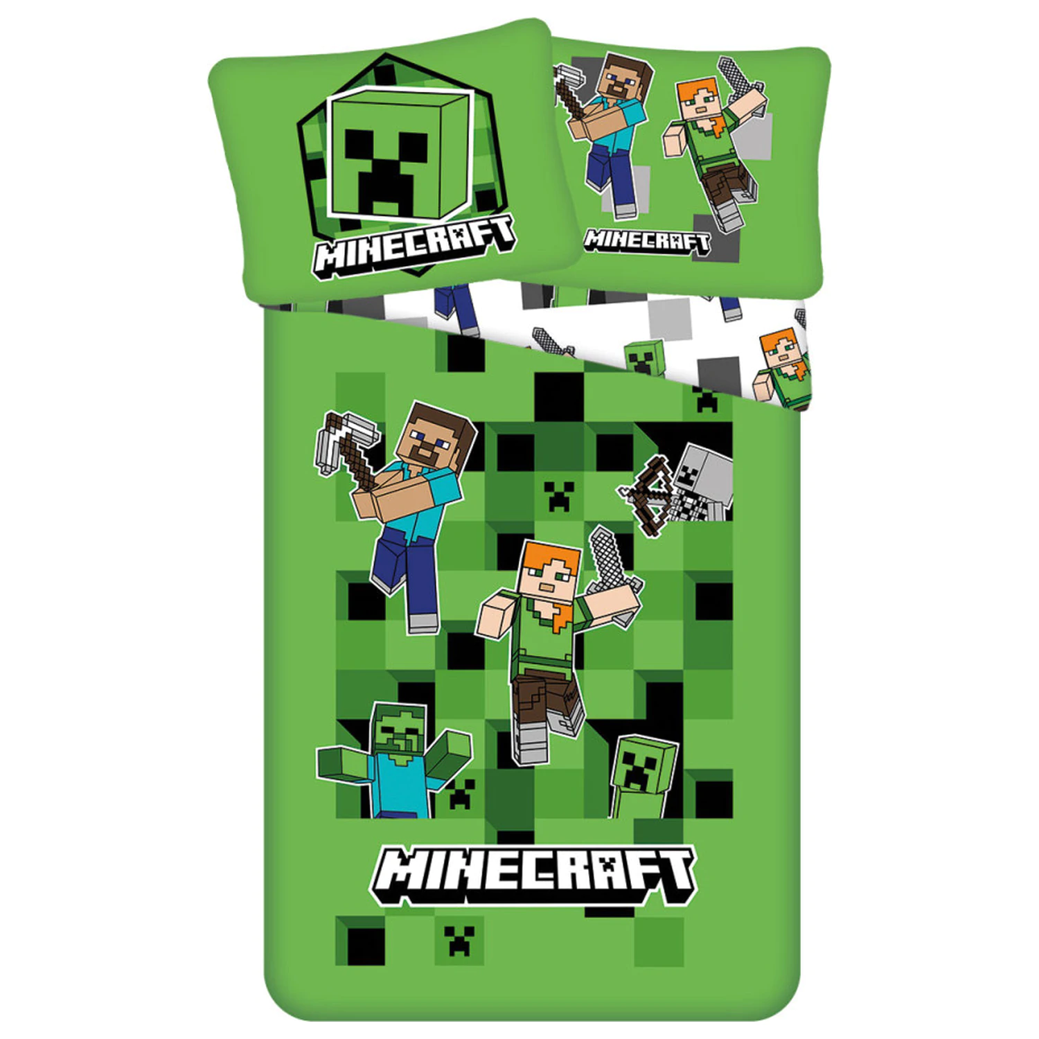 Minecraft Out of the Box mikroszálas ágyneműhuzat  termékfotó