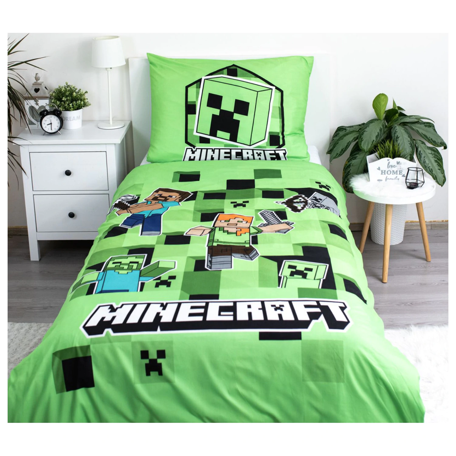 Minecraft Out of the Box mikroszálas ágyneműhuzat  termékfotó