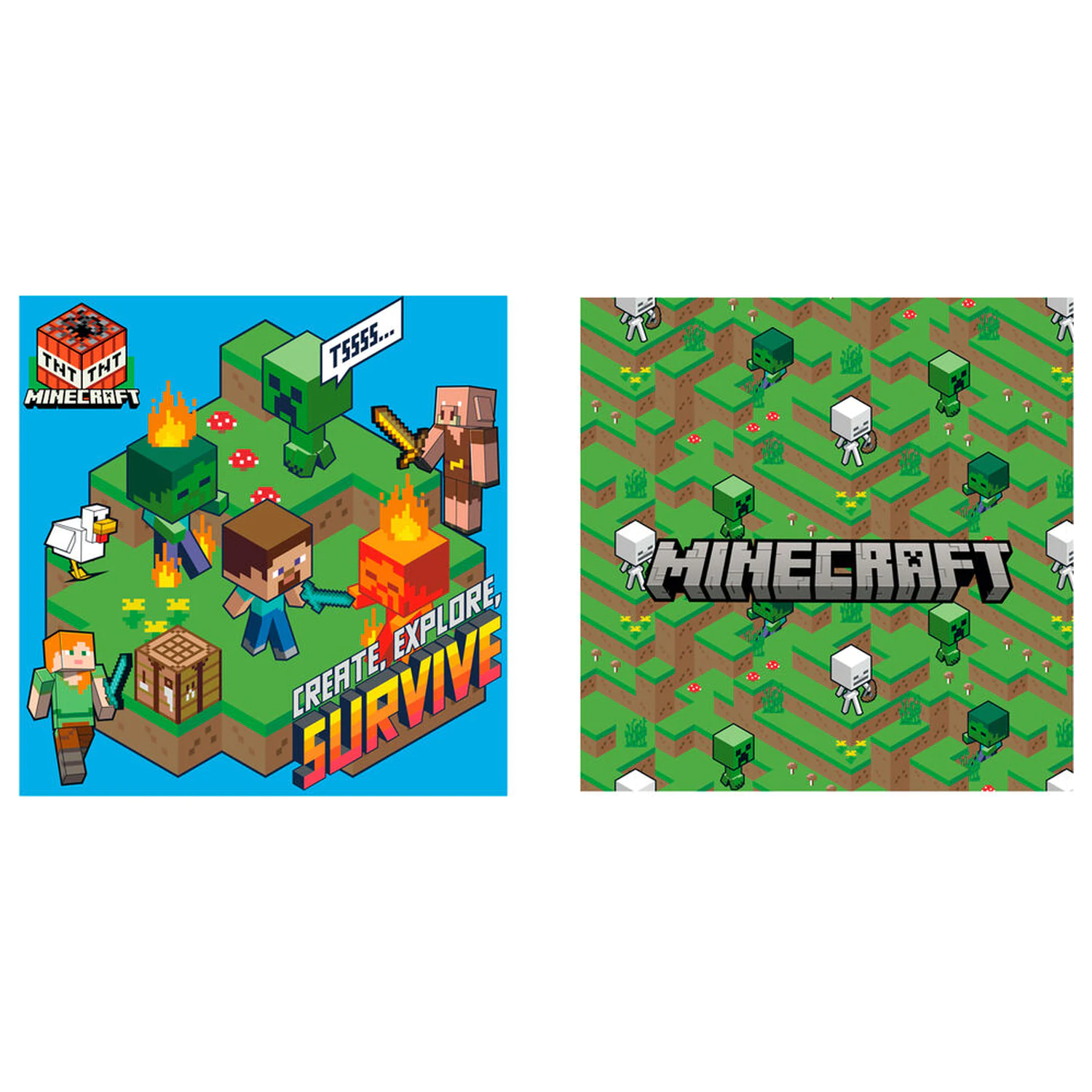 Minecraft párna termékfotó