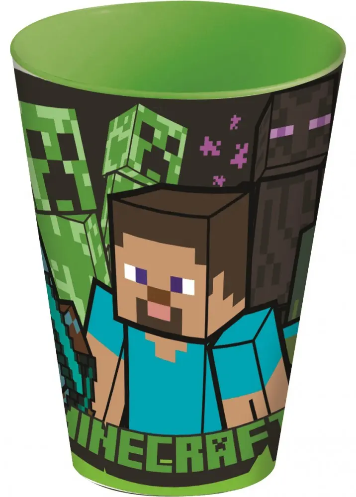 Minecraft pohár, műanyag 430 ml termékfotó