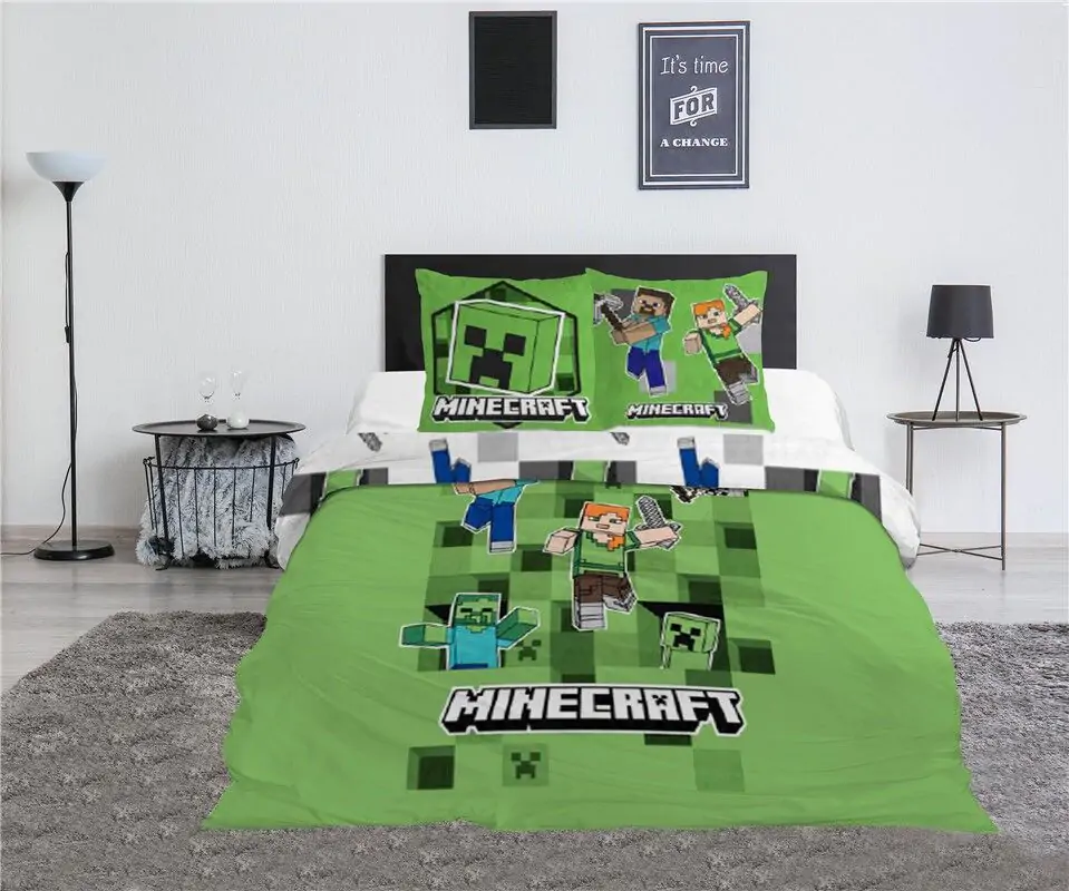 Minecraft polipamut ágyneműhuzat 135cm termékfotó