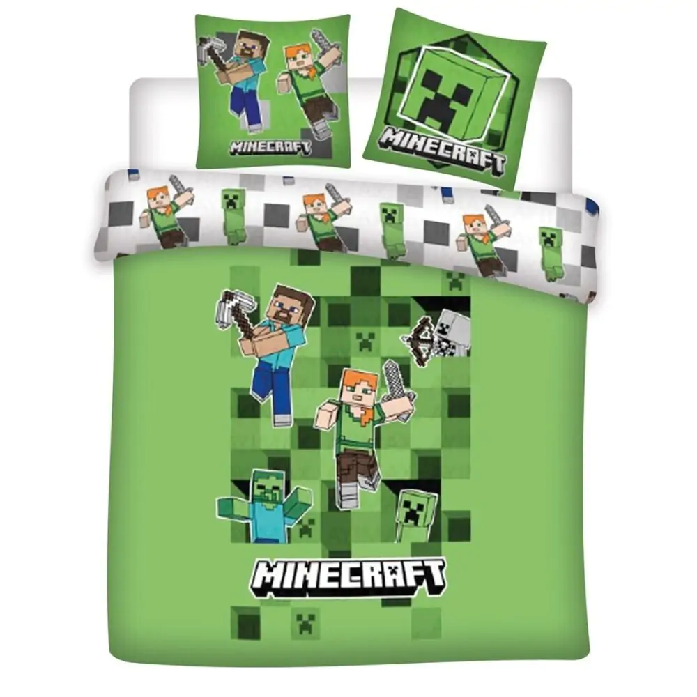 Minecraft polipamut ágyneműhuzat 135cm termékfotó