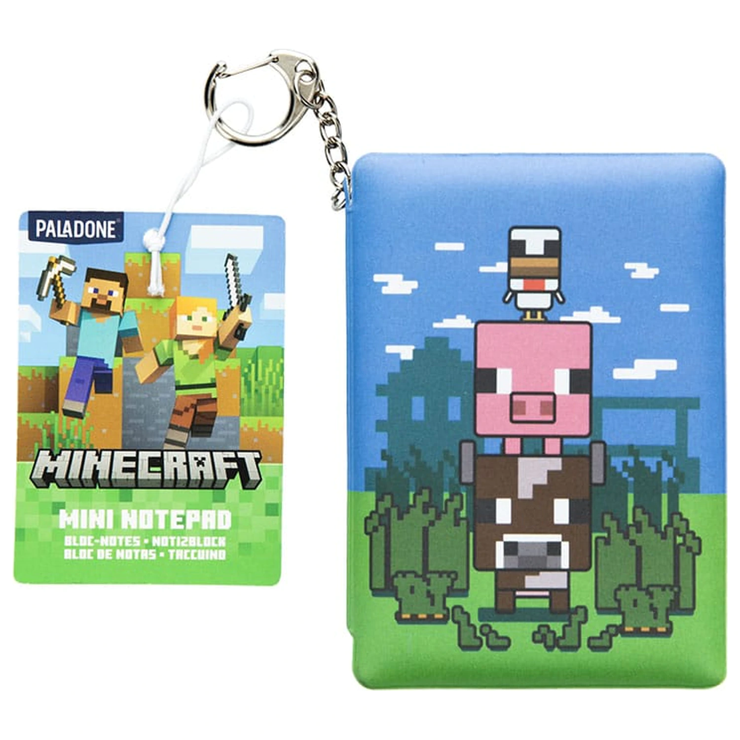 Minecraft Puffy jegyzetfüzet kulcstartóval termékfotó