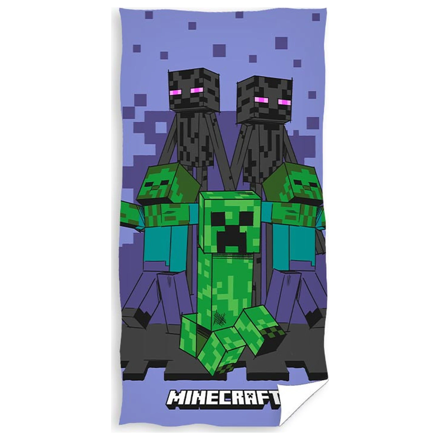 Minecraft Purple Attack törölköző termékfotó