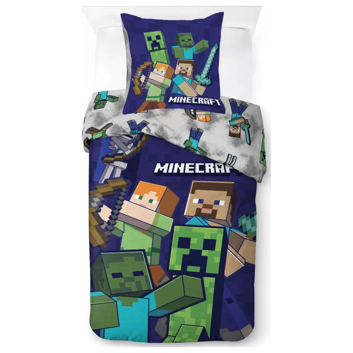 Minecraft Realms ágyneműhuzat termékfotó