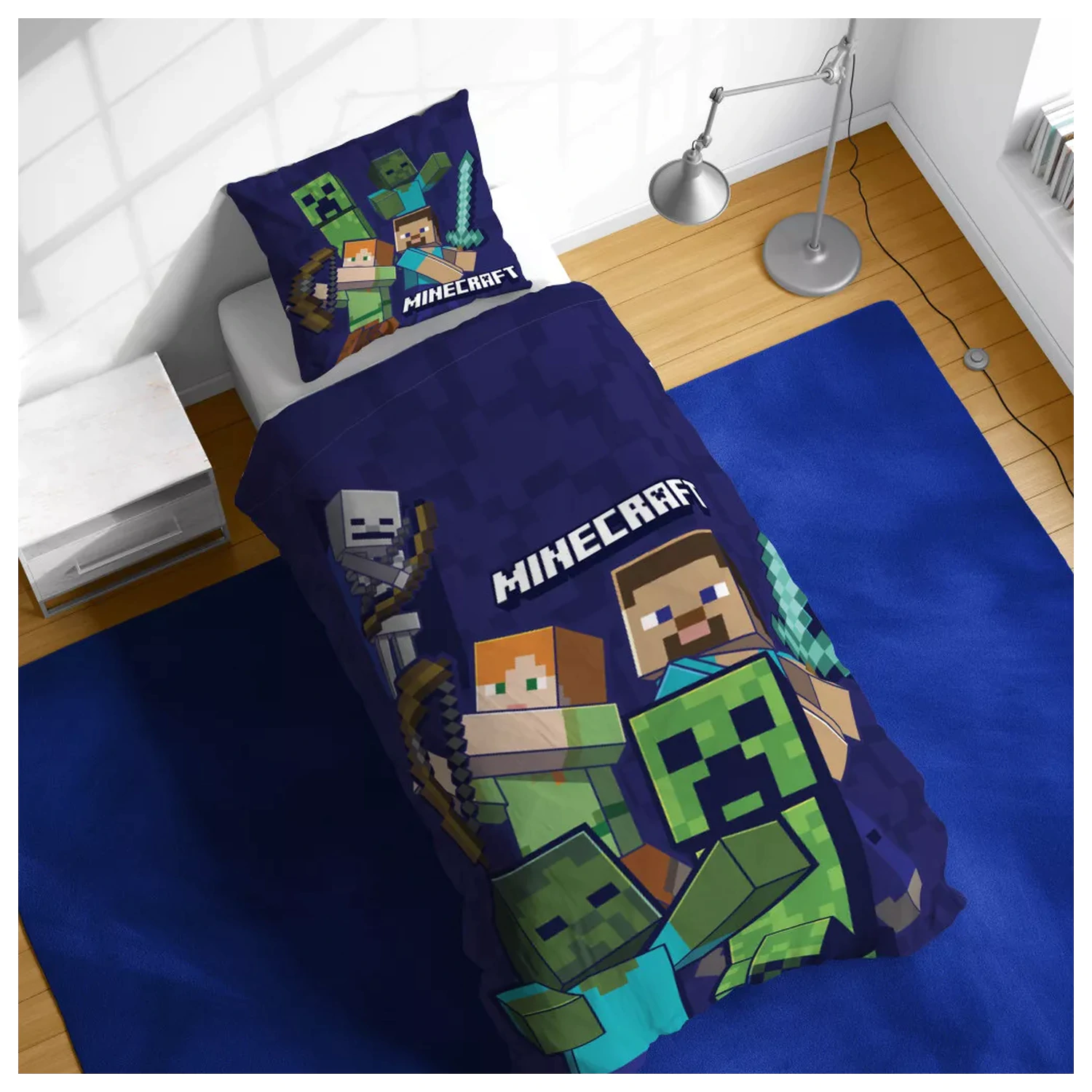 Minecraft Realms ágyneműhuzat termékfotó