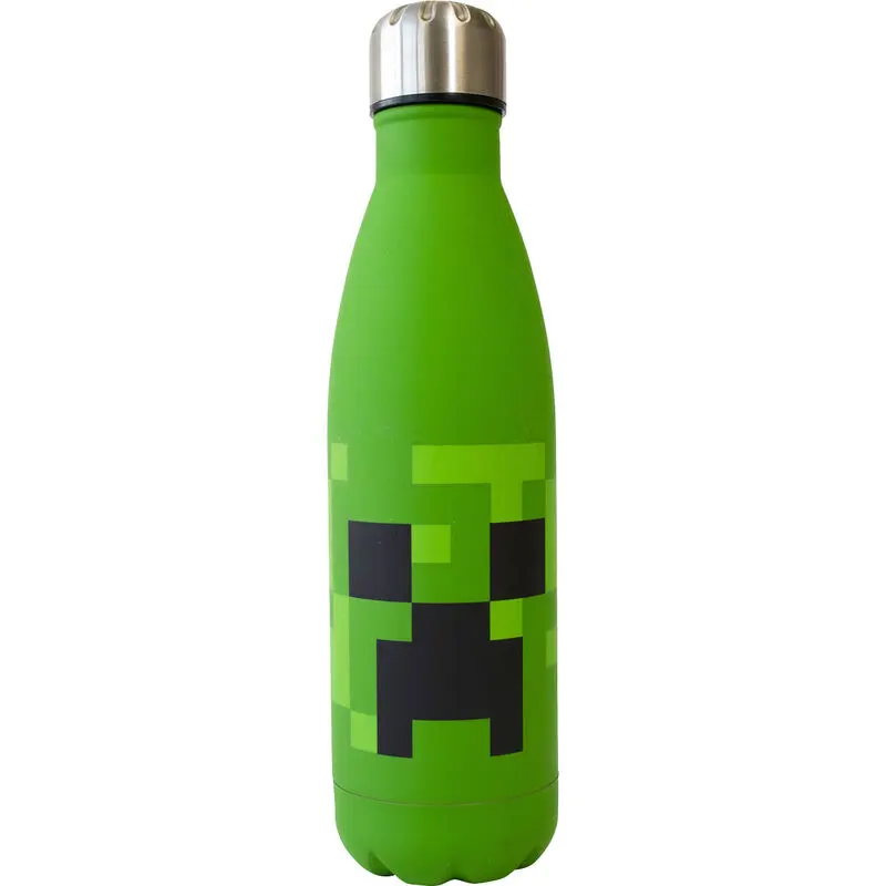 Minecraft rozsdamentes acél palack kulacs 500ml termékfotó