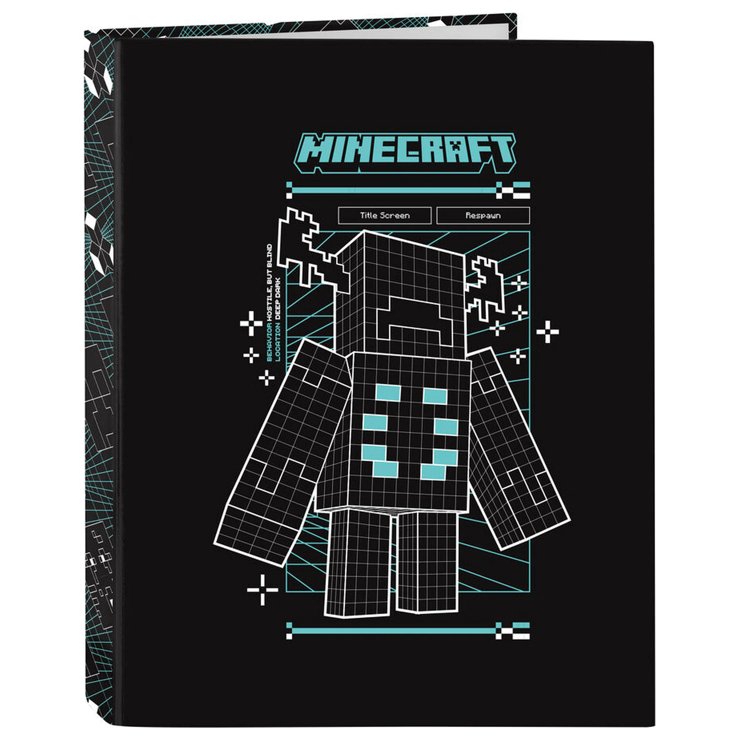 Minecraft Screen A4 gyűrűs irattartó mappa termékfotó