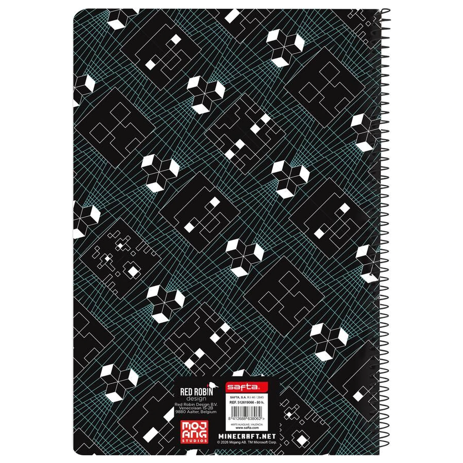 Minecraft Screen válogatás A4 jegyzetfüzet termékfotó