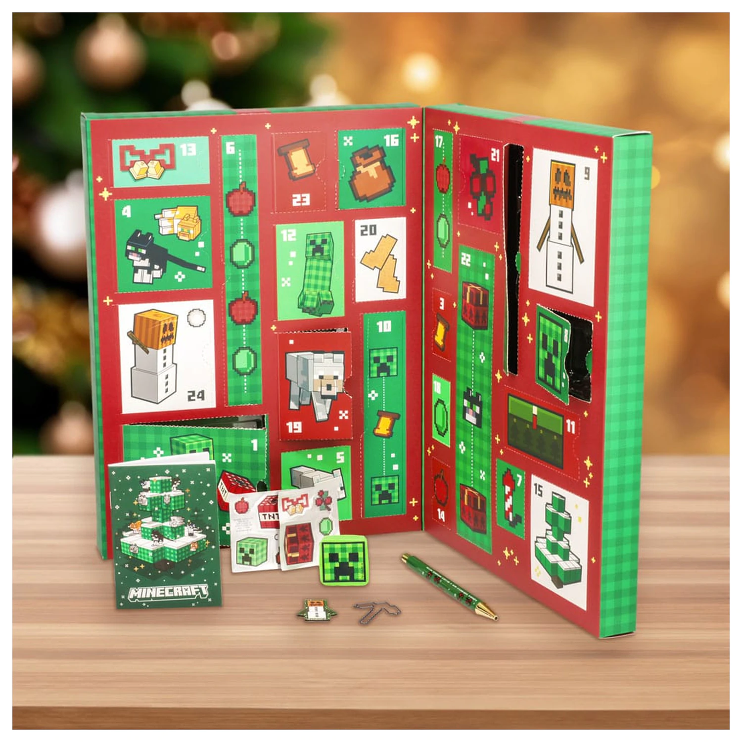 Minecraft Stationery 24 Day adventi kalendárium termékfotó