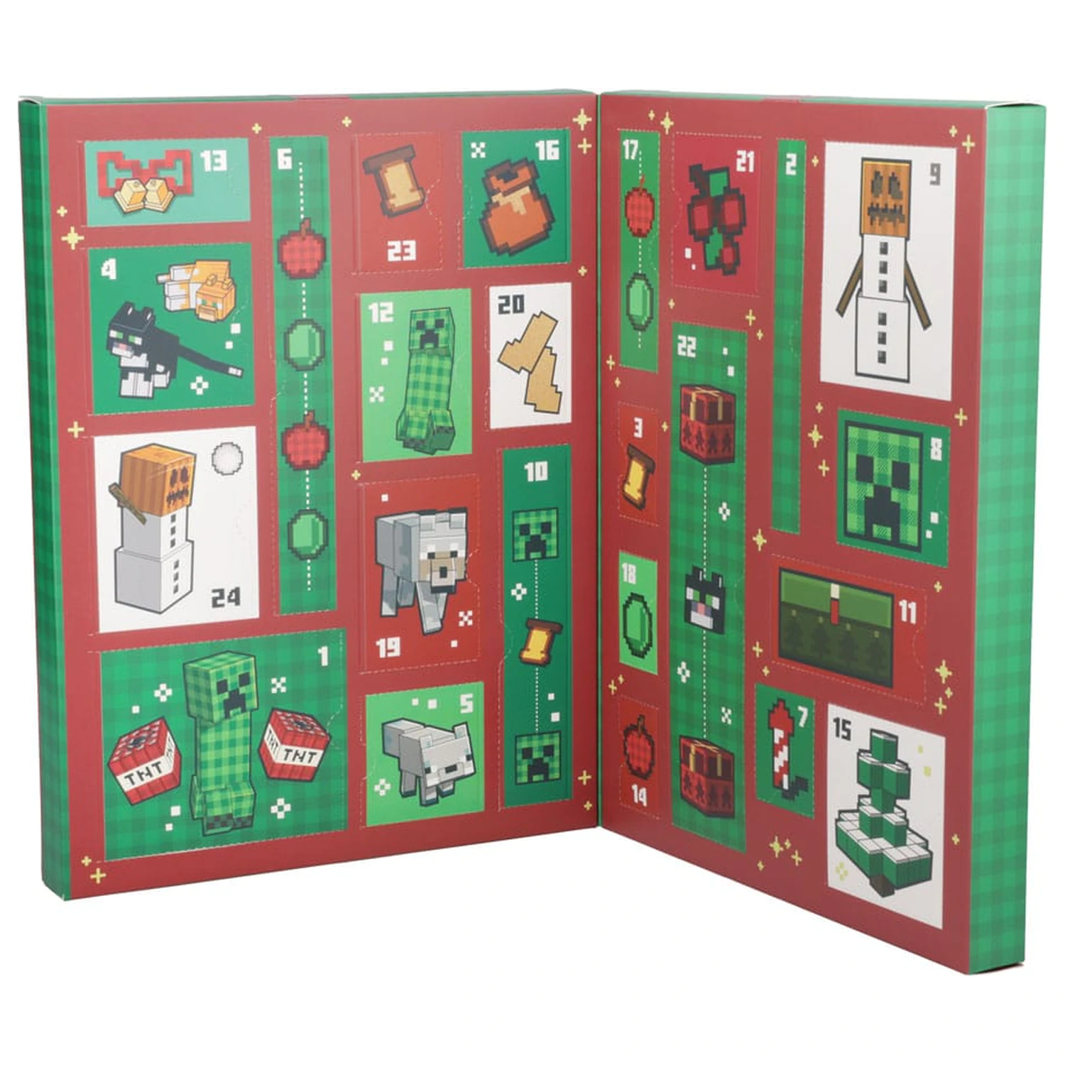 Minecraft Stationery 24 Day adventi kalendárium termékfotó