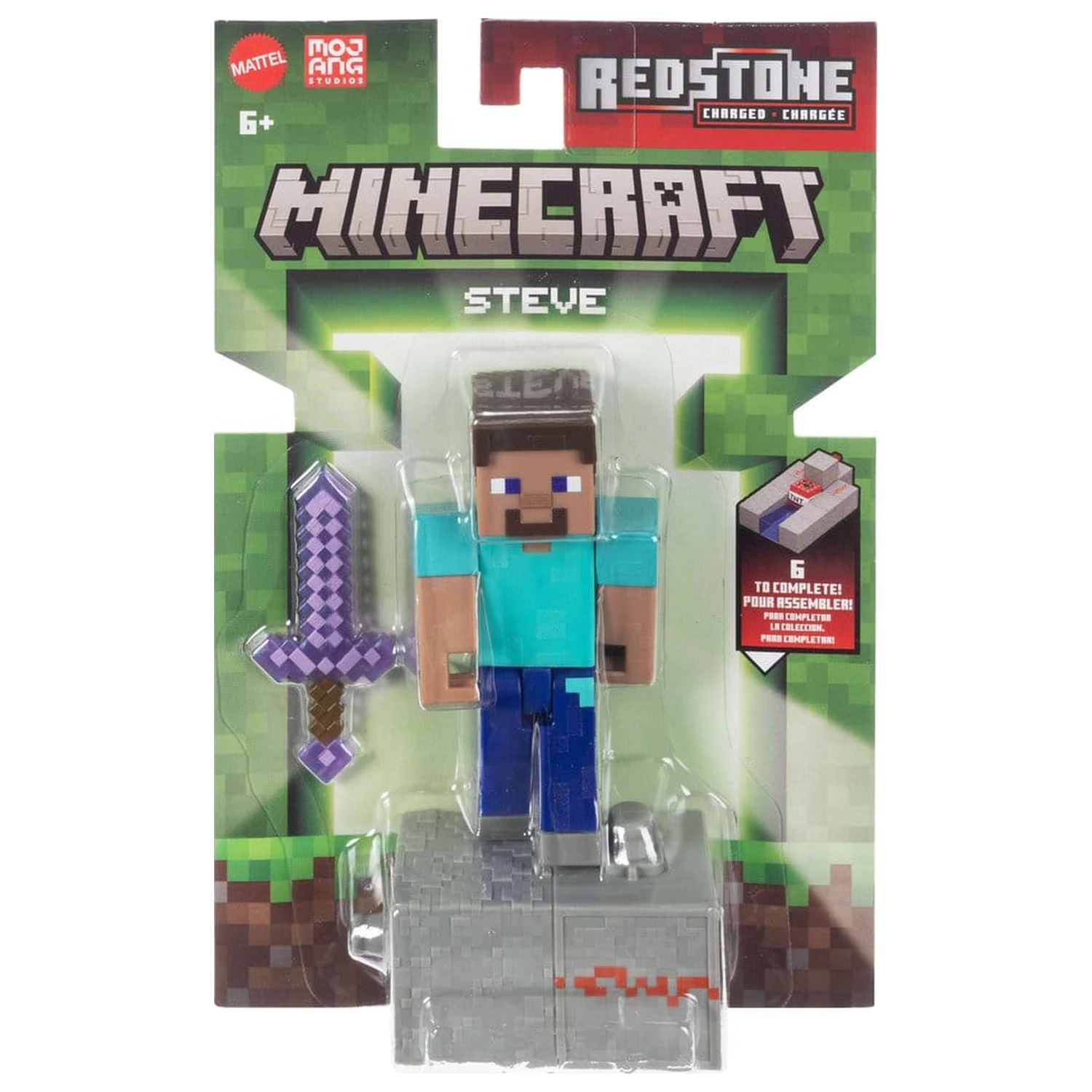 Minecraft Steve akciófigura 8 cm termékfotó