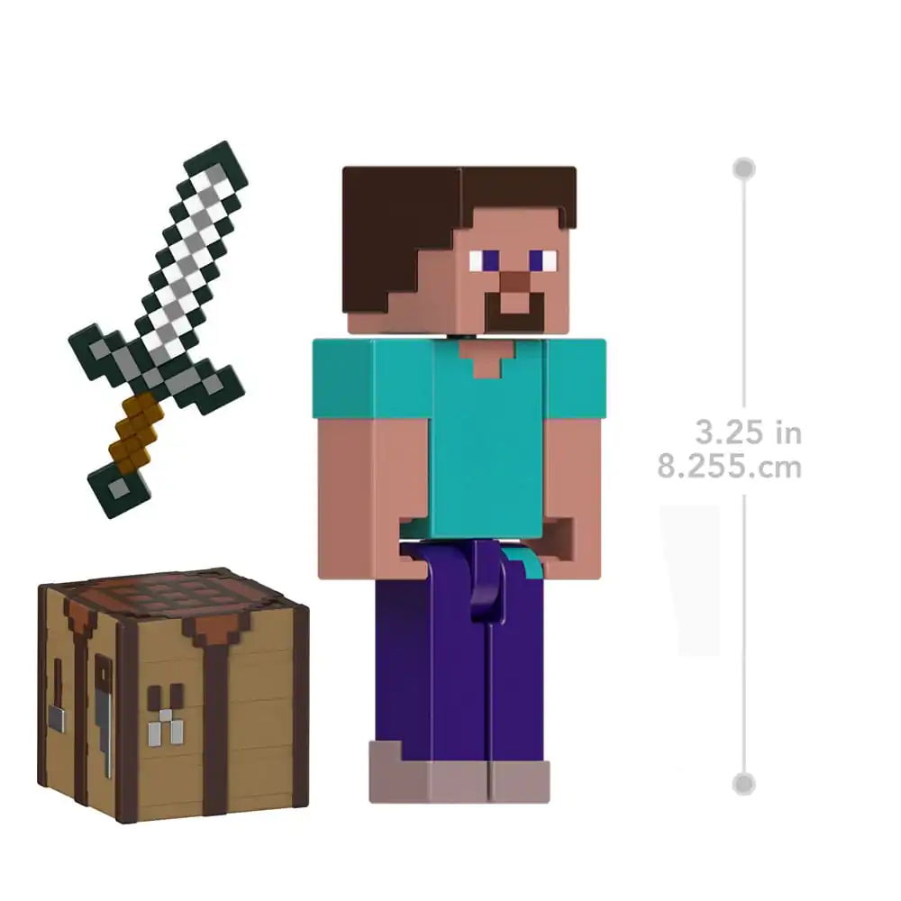 Minecraft Steve akciófigura 8 cm termékfotó