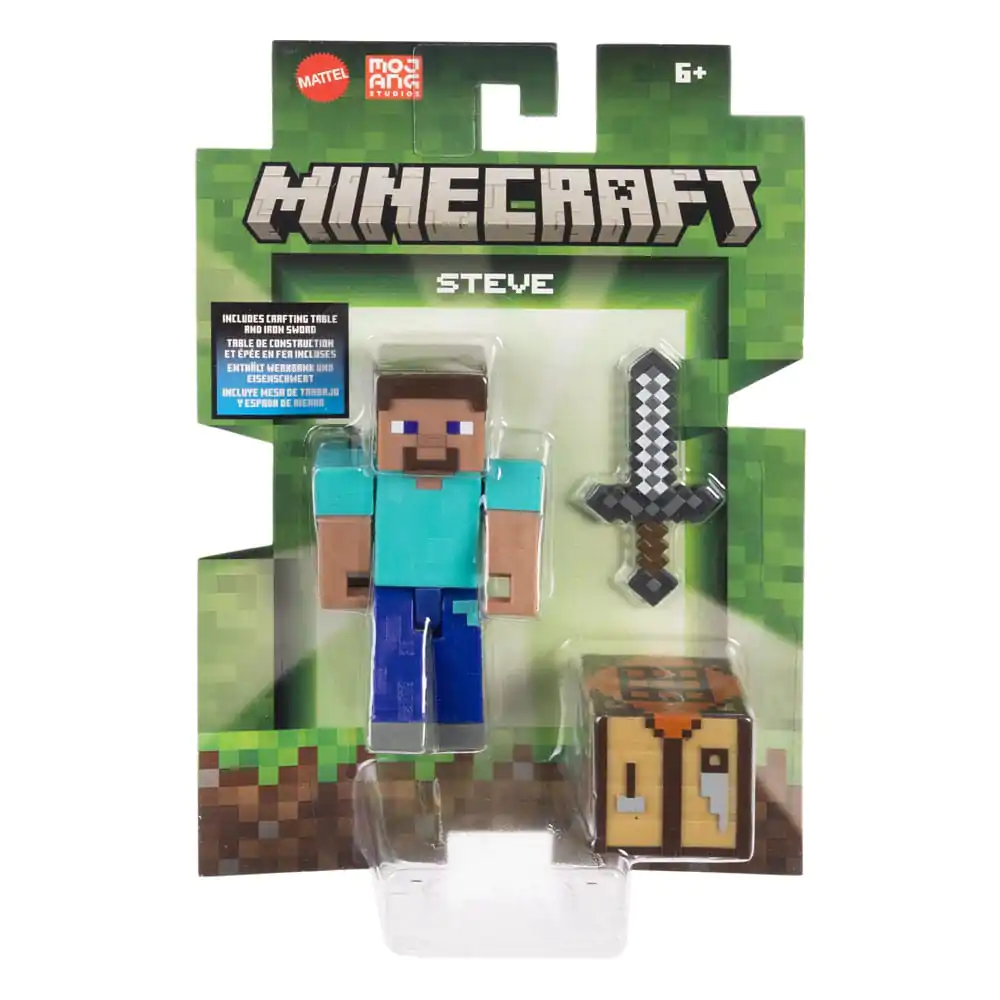 Minecraft Steve akciófigura 8 cm termékfotó