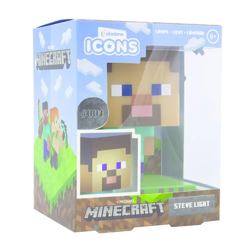 Minecraft 3D Icon Lampe Steve termékfotó