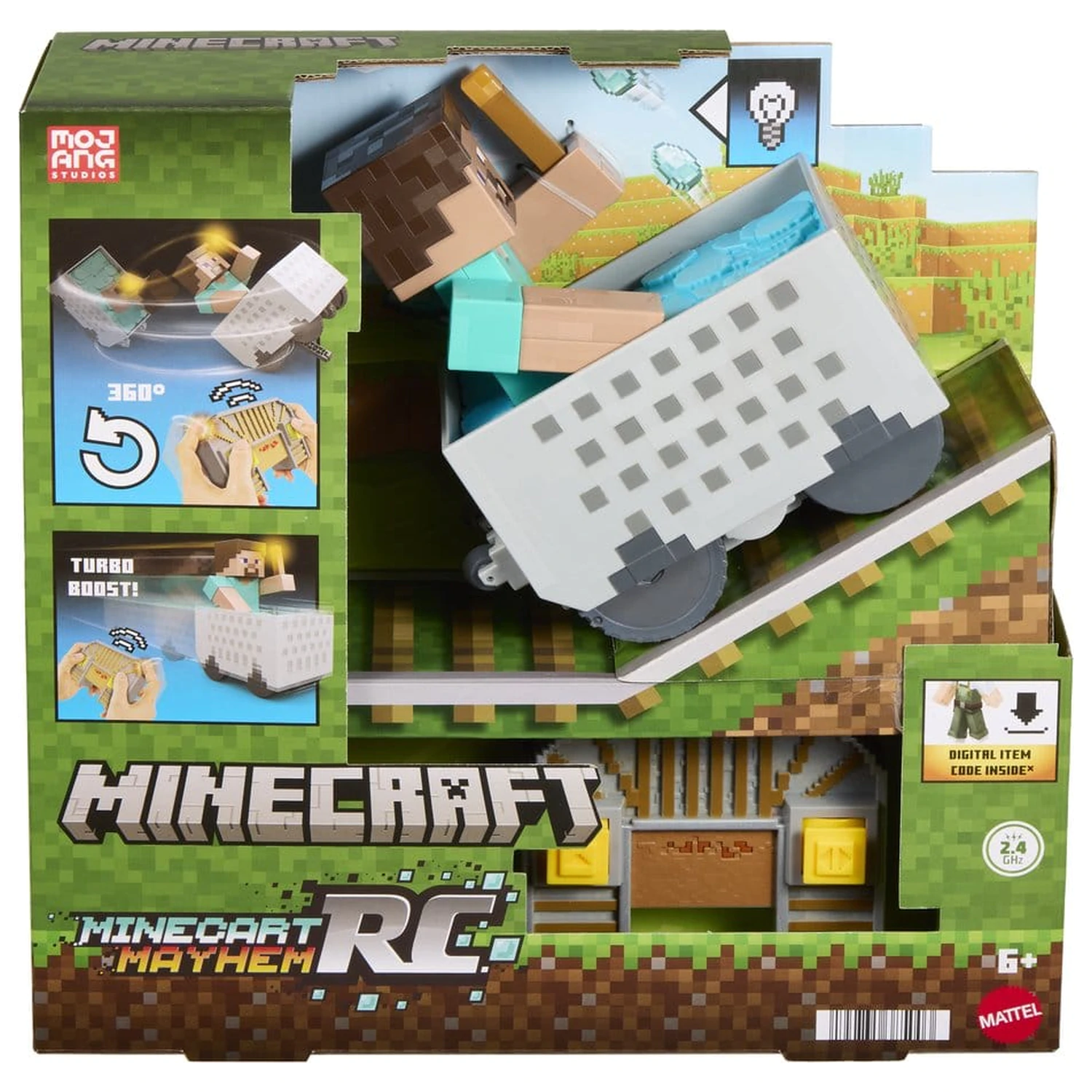 Minecraft Steve in Minecart távirányítós játék termékfotó