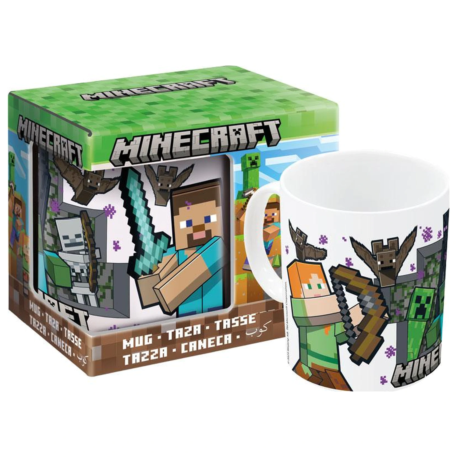 Minecraft Survival Mode kerámiabögre 325ml termékfotó
