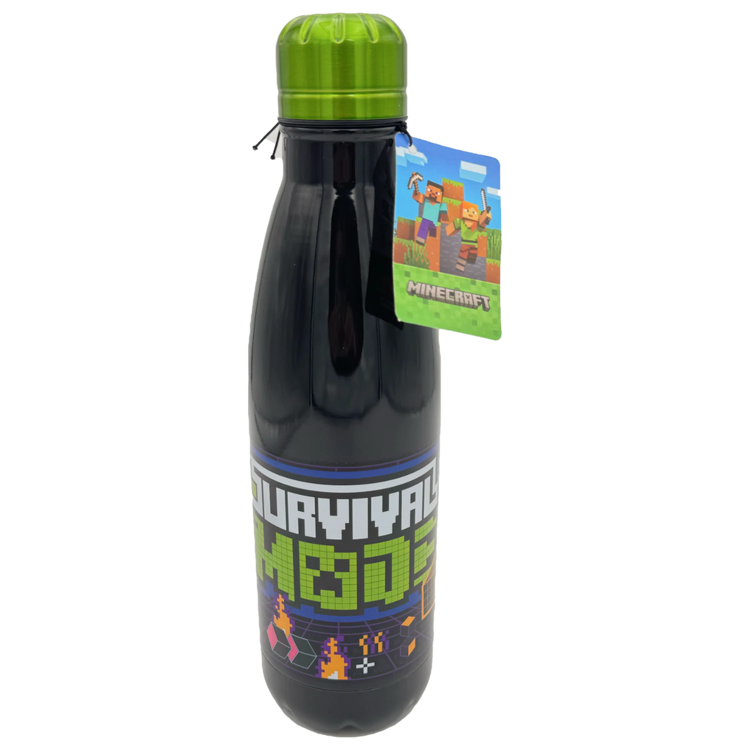 Minecraft Survival Mode rozsdamentes acél palack kulacs termékfotó