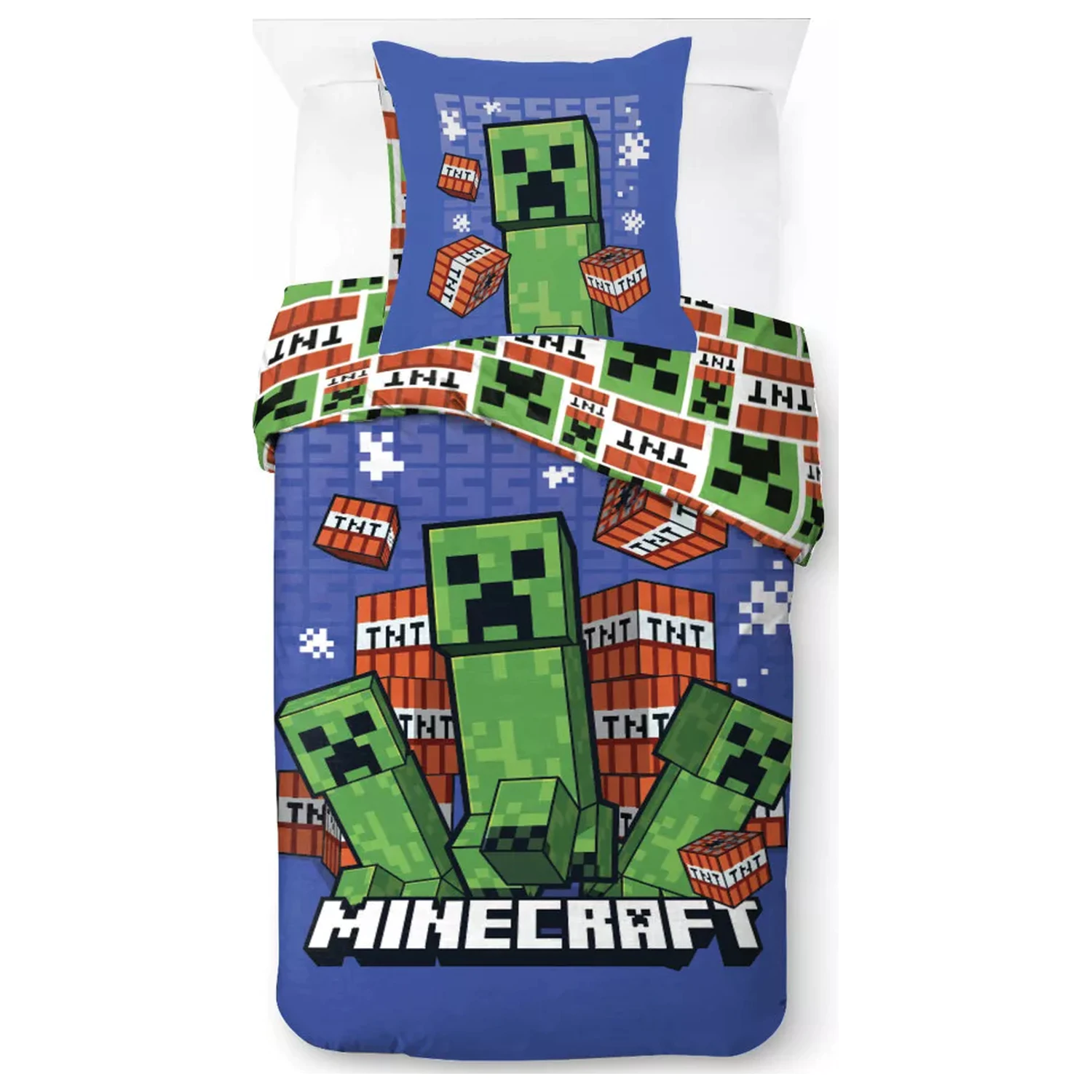Minecraft Survive the Spiral ágyneműhuzat termékfotó