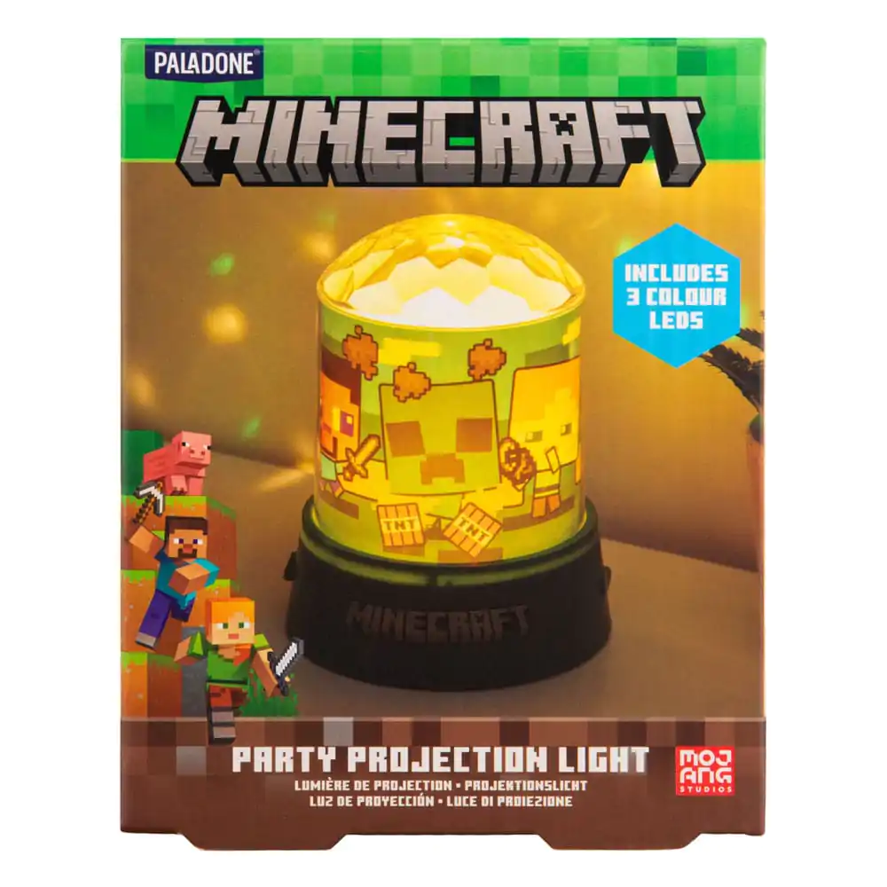Minecraft Symbols Party projektor lámpa 13 cm termékfotó