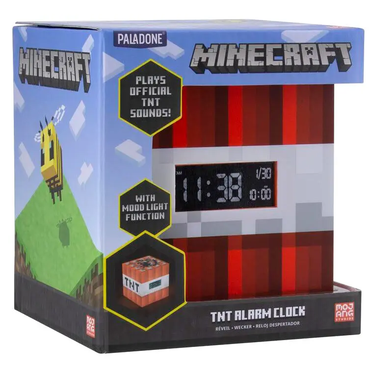 Minecraft TNT ébresztőóra termékfotó