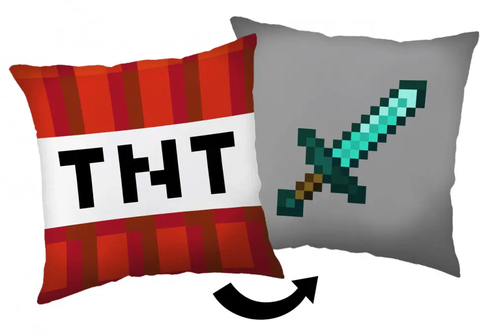 Minecraft TNT Sword párna, díszpárna 40*40 cm termékfotó