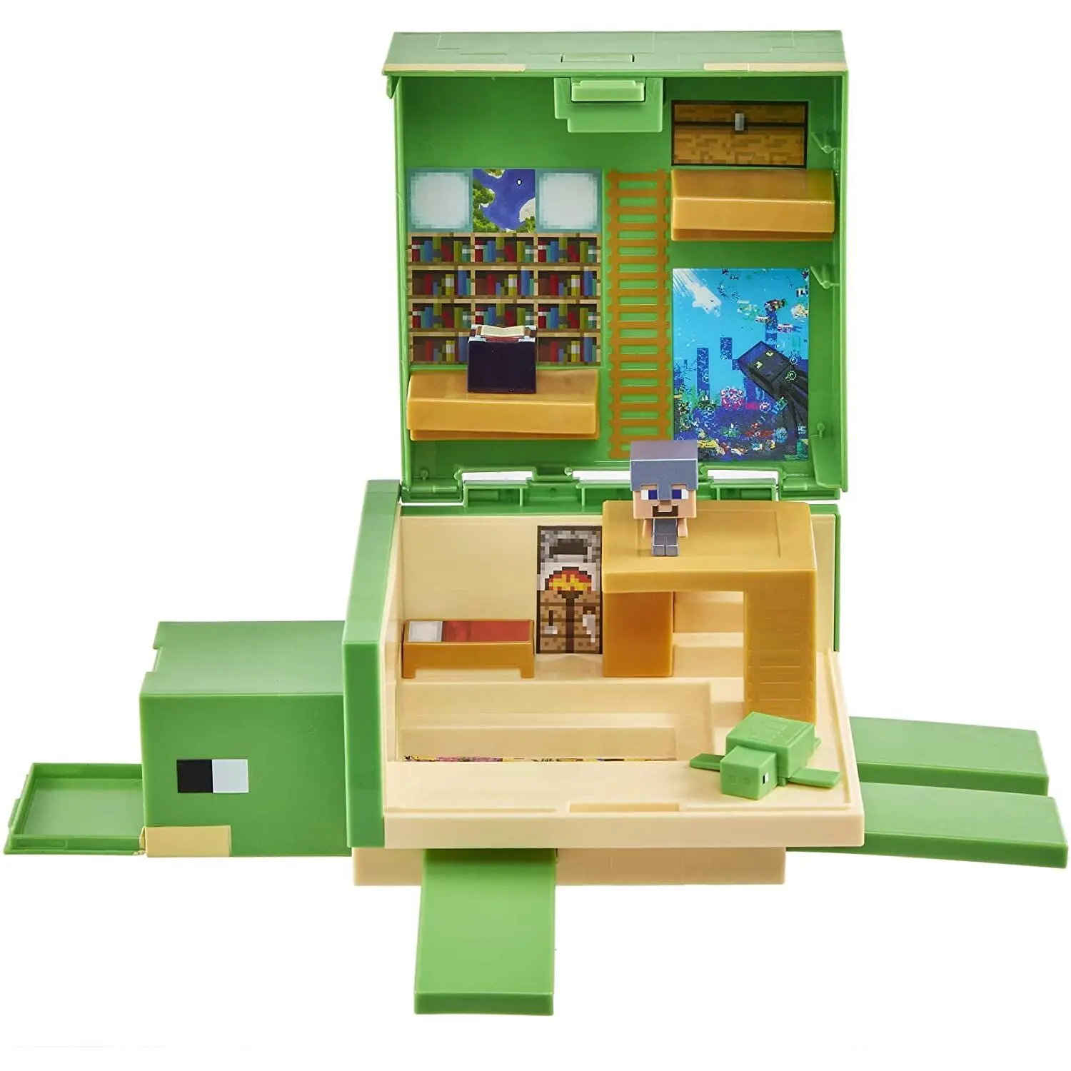 Minecraft Transformable Turtle Lair figura 26cm termékfotó