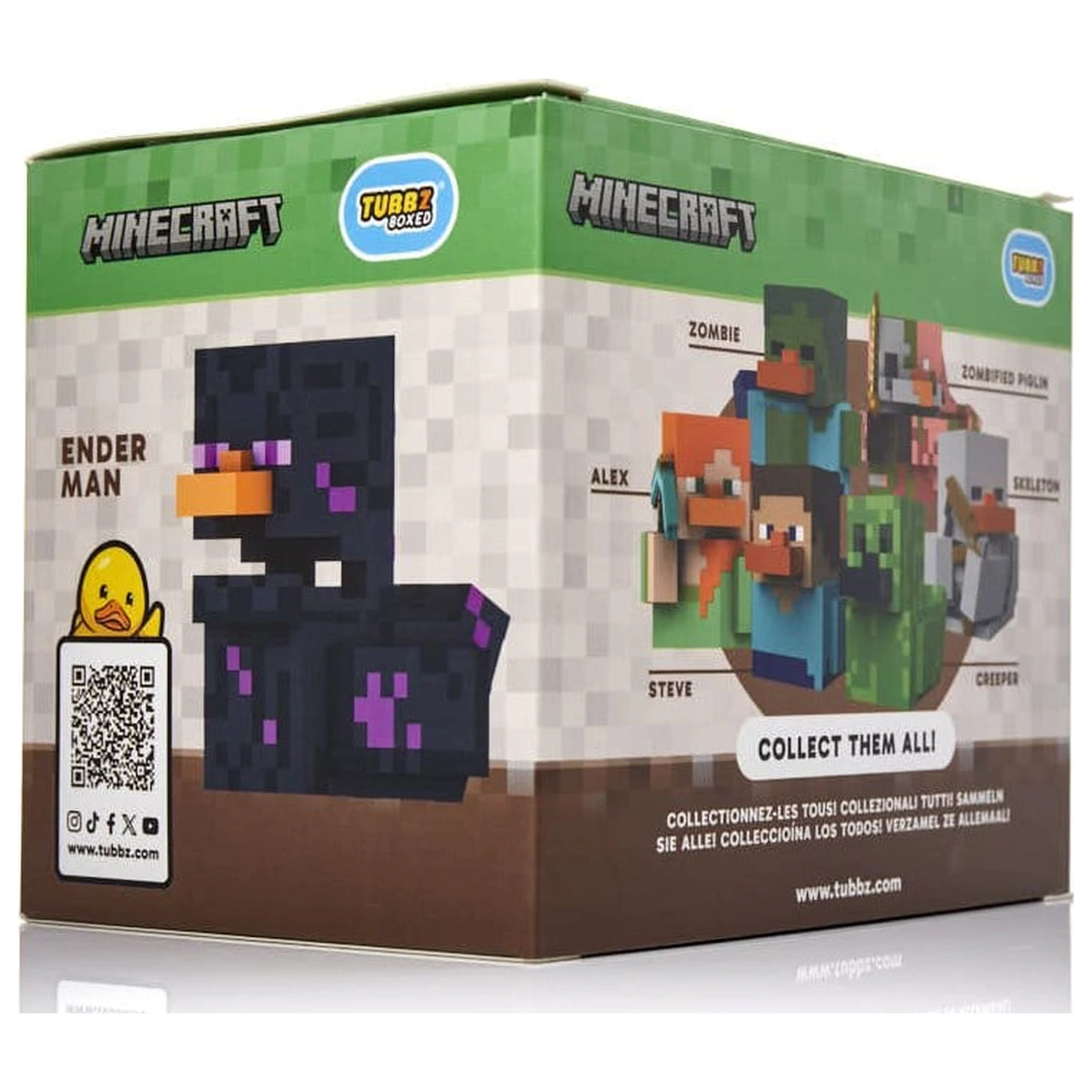 Minecraft Tubbz PVC figura Enderman Boxed Edition 10 cm termékfotó