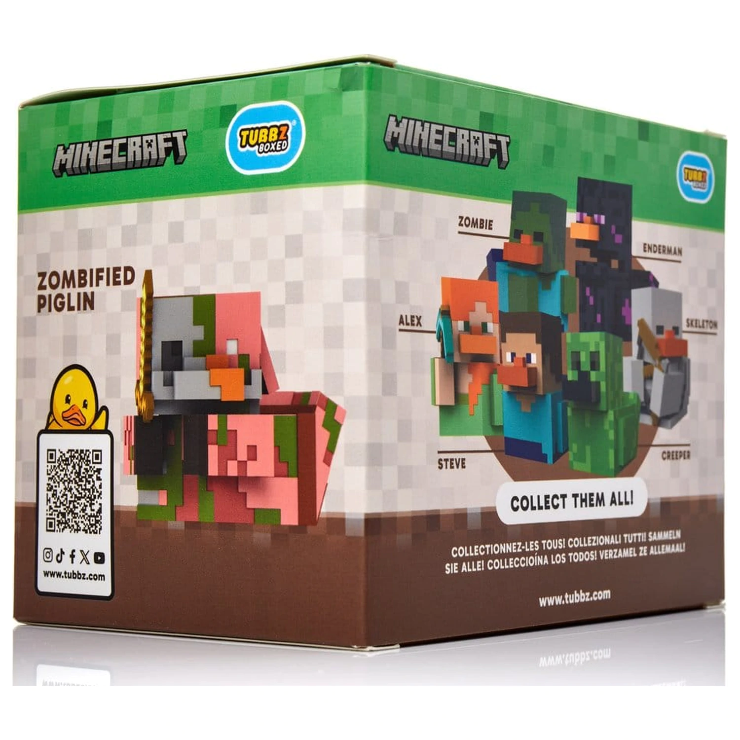 Minecraft Tubbz PVC figura Zombified Pigldobozbaned Edition 10 cm termékfotó