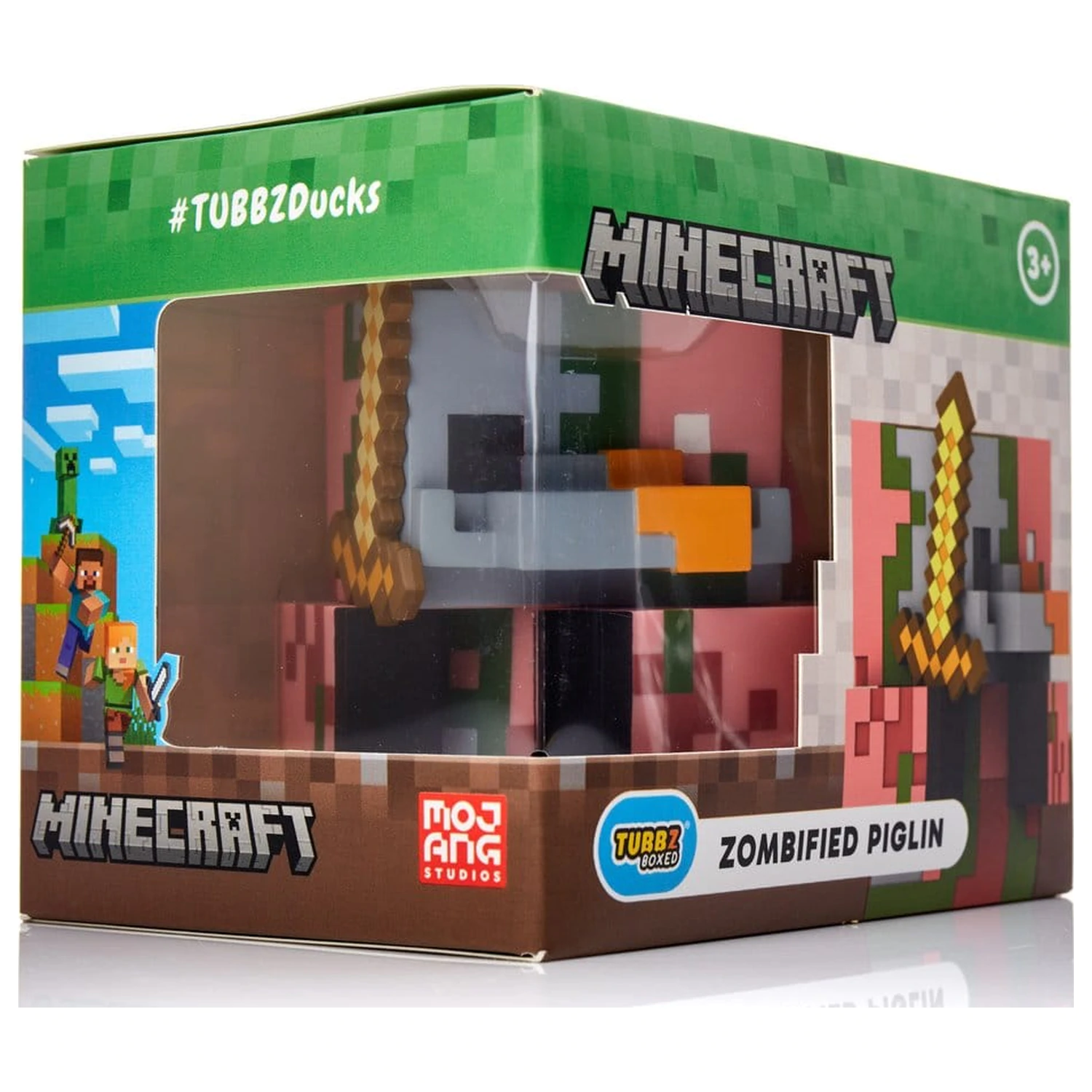 Minecraft Tubbz PVC figura Zombified Pigldobozbaned Edition 10 cm termékfotó