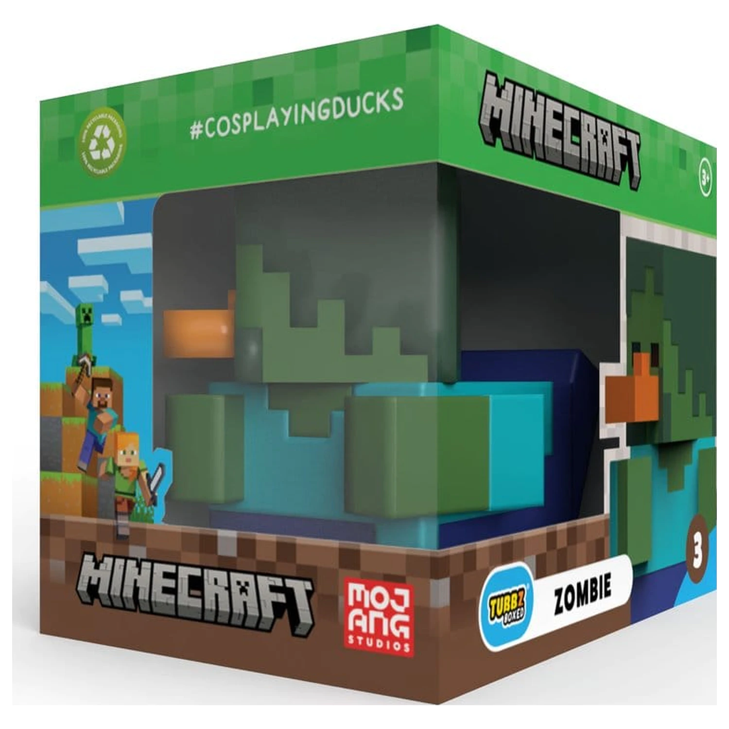 Minecraft Tubbz Zombie PVC figura termékfotó