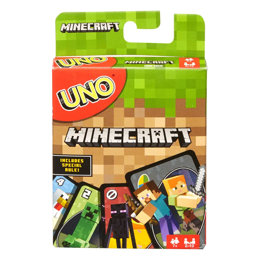 Minecraft UNO kártyajáték termékfotó