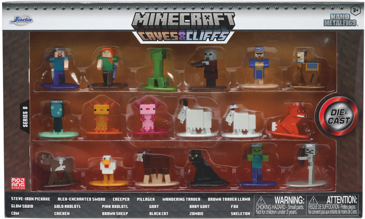 Minecraft wave 8 18 db-os figura csomag 4cm termékfotó