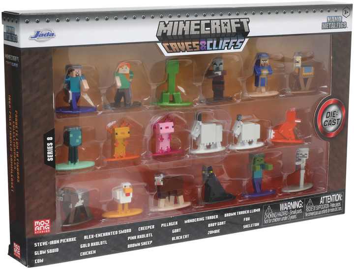 Minecraft wave 8 18 db-os figura csomag 4cm termékfotó