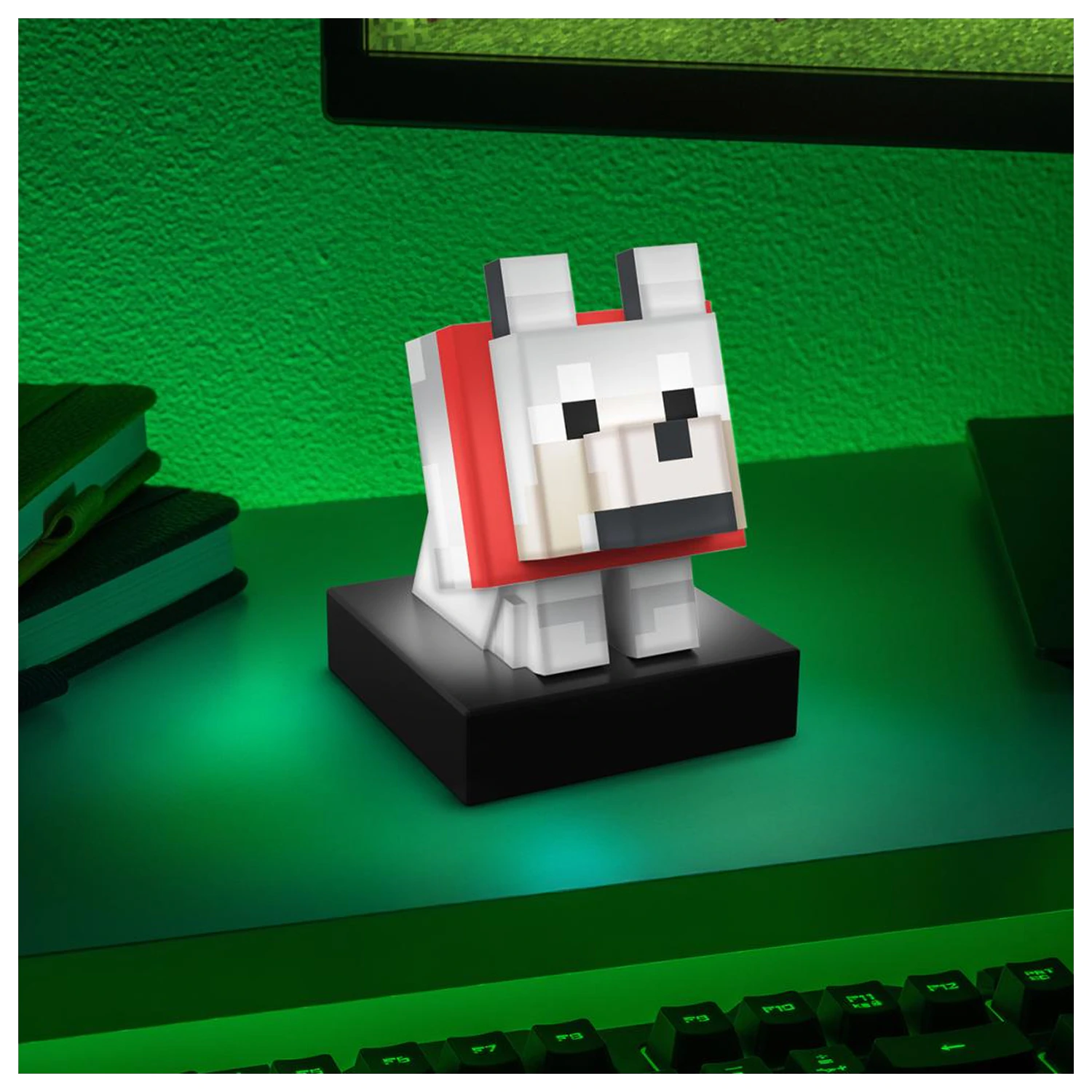 Minecraft Wolf Icon lámpa termékfotó