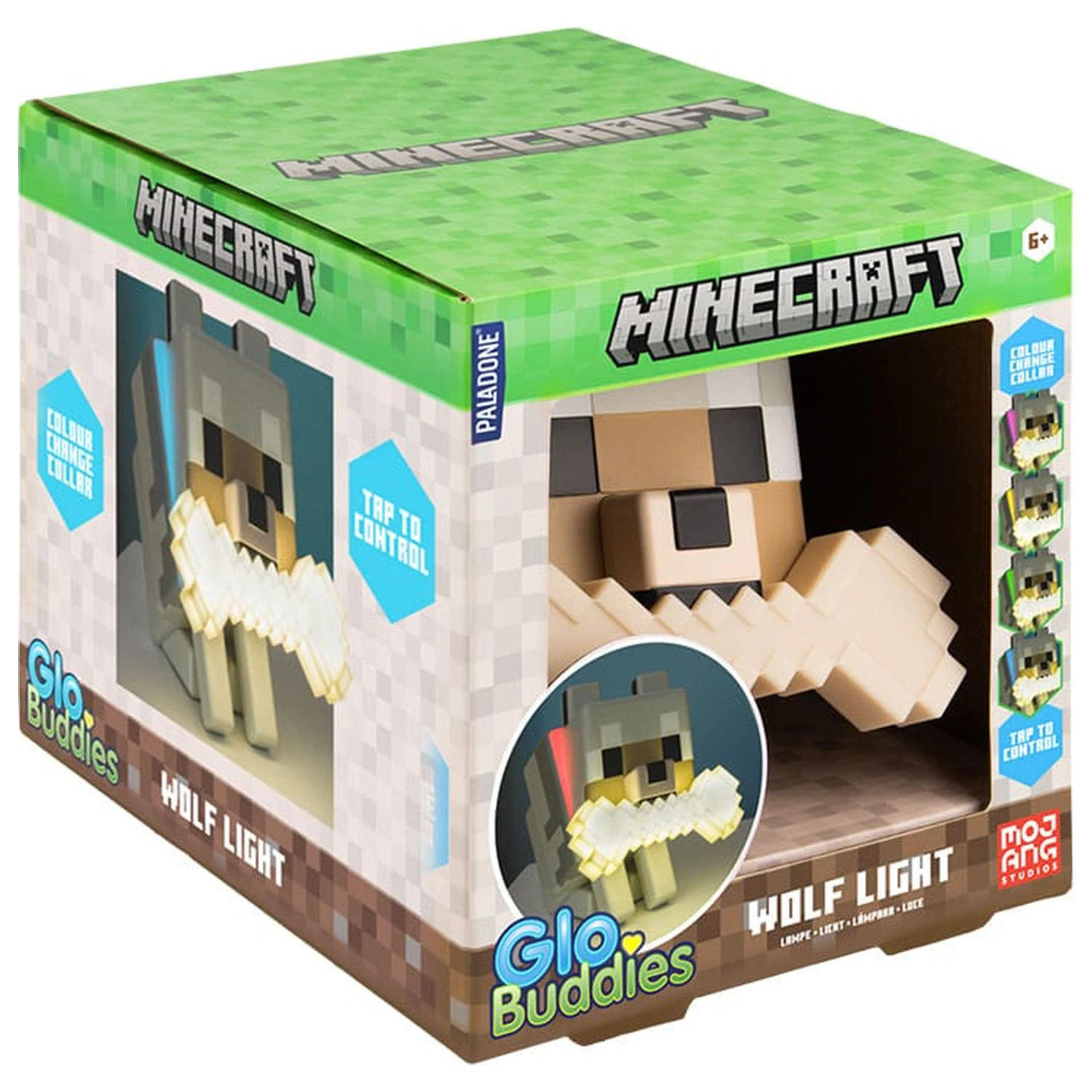 Minecraft Wolf lámpa termékfotó
