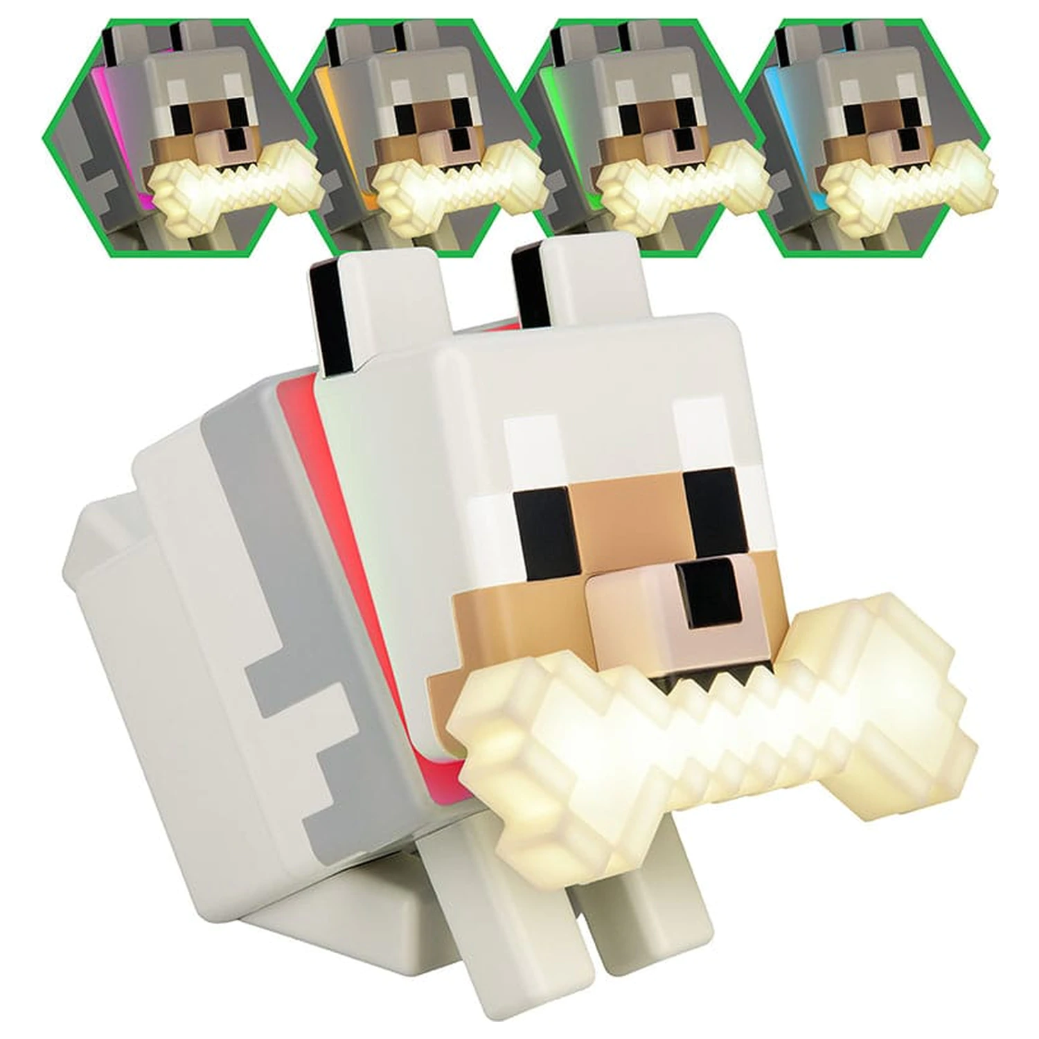 Minecraft Wolf lámpa termékfotó