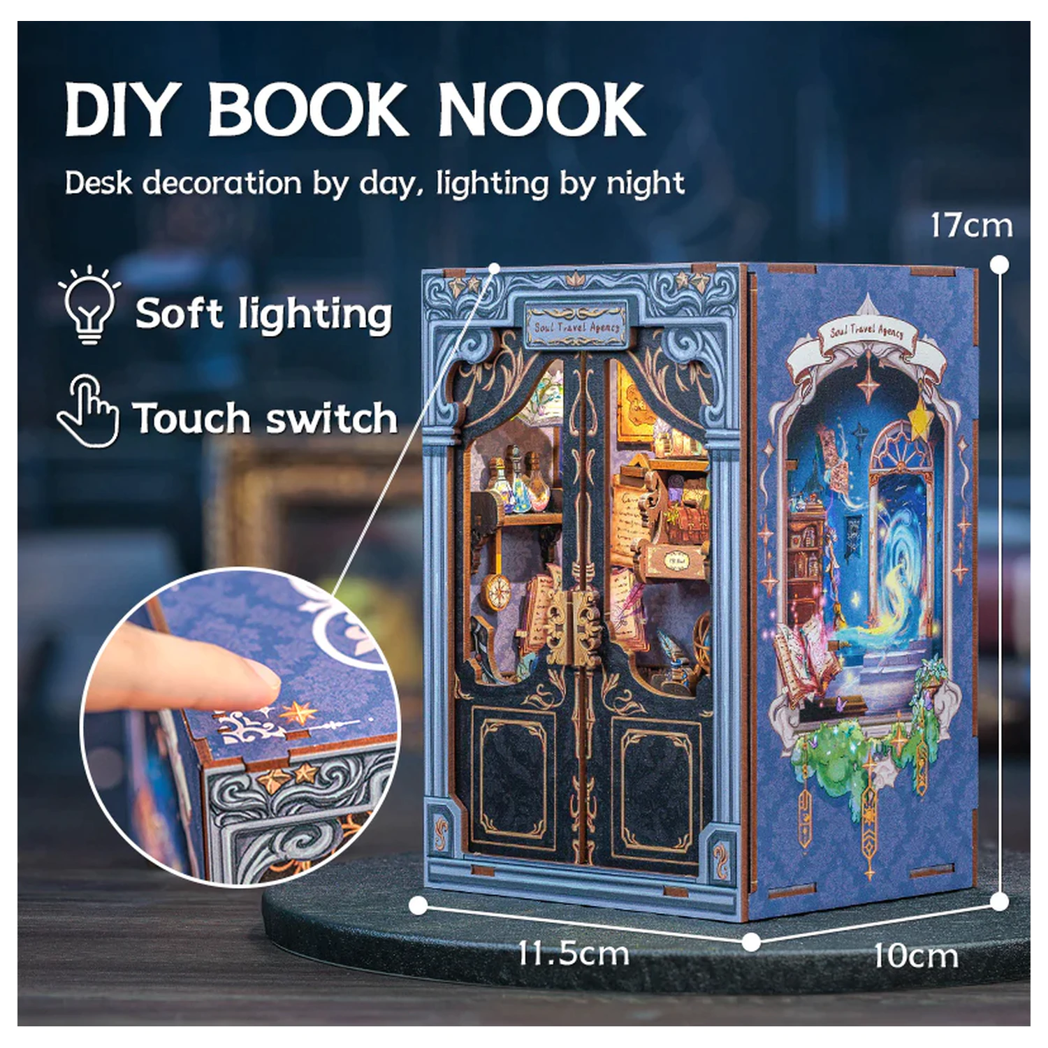 MINIATURE HOUSE DIY Soul Travel Agency LED Light építőkészlet 97 db termékfotó