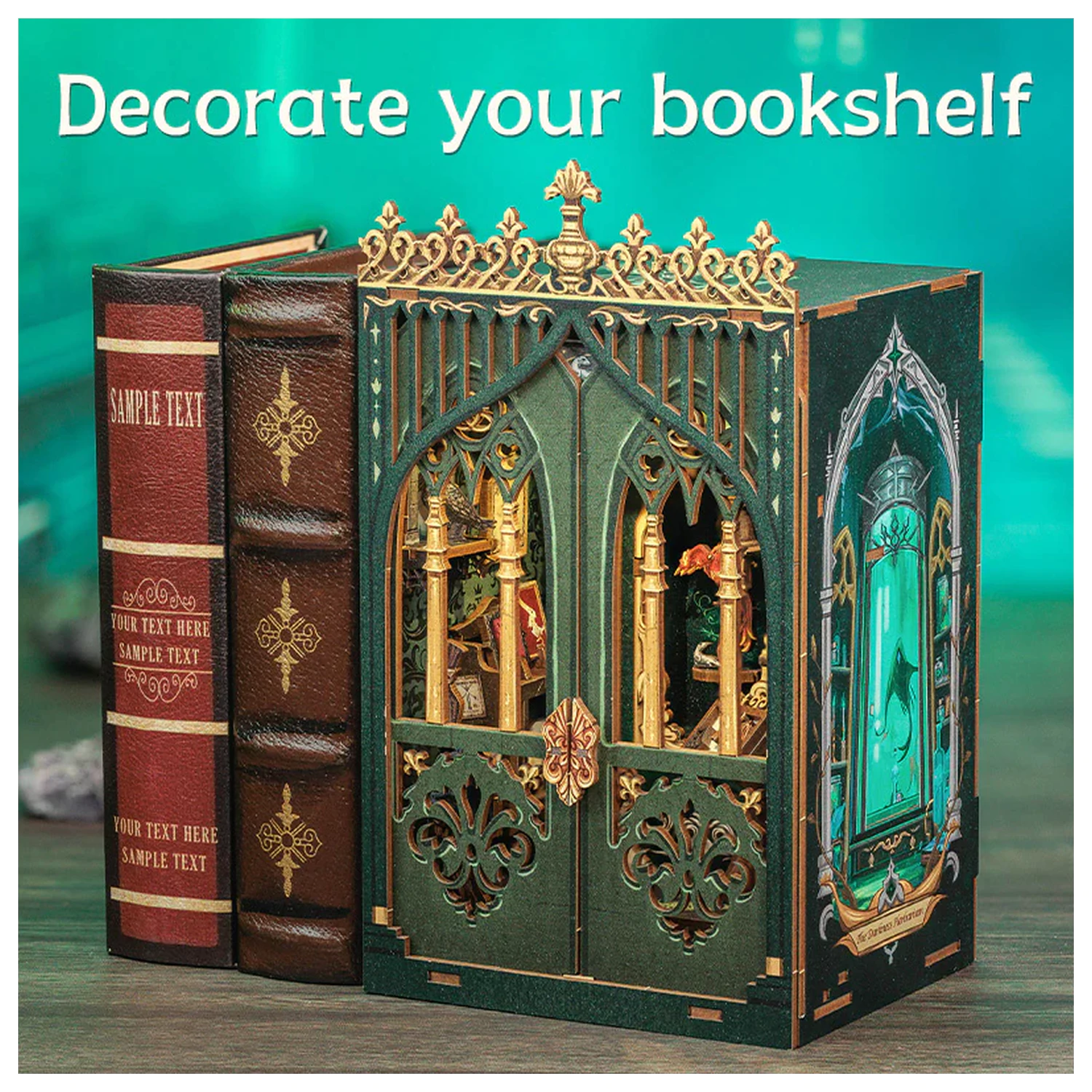 MINIATURE HOUSE DIY The Darkness Herbarium LED Light építőkészlet 90 db termékfotó