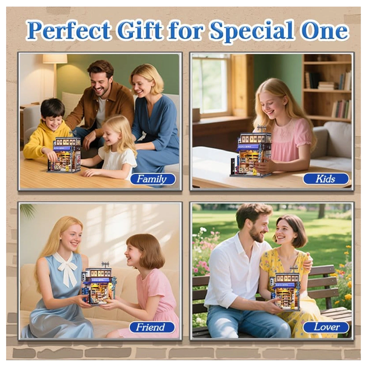 Miniature House modell készlet Beika-cho Convenience Store 22 x 15 cm  termékfotó